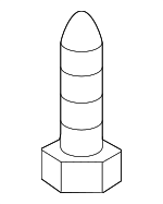 99907306102 - : 1997-2005 Porsche - Rubber Strip Screw for Porsche: 911, Boxster Image