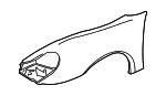 99650303208GRV - Body: Fender for Porsche: 911, Boxster Image