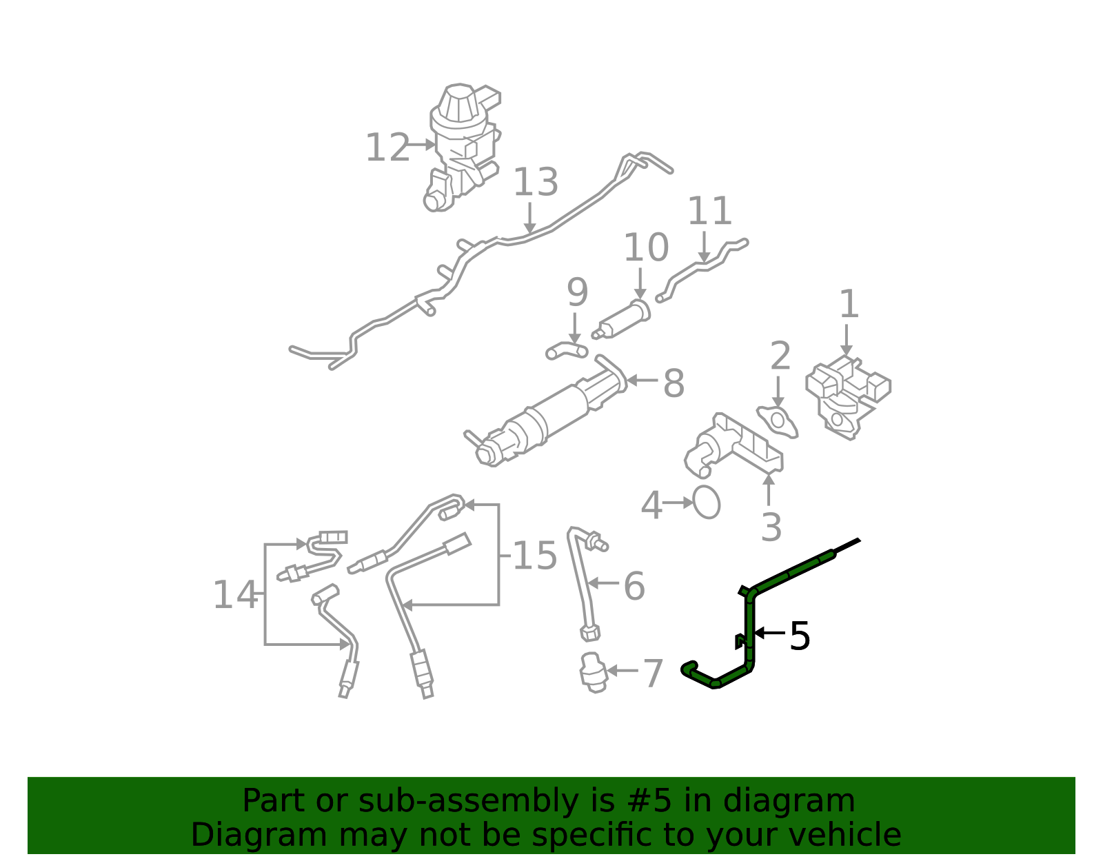 2005-2010 Ford Tube Assembly 6L2Z-9E498-A | TascaParts.com