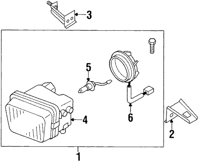 2615981F00 - : Fog Lamp Assembly for Nissan Image