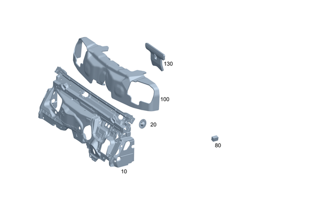 4636841400 - Covering and Lining: Bracing for Mercedes-Benz: G500, G550, G550 4x4, G580, G63 AMG, G65 AMG Image image