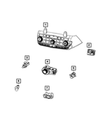 Headlamp And Fog Lamp Switch