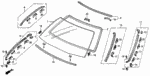 90136SL0003 - Body/Air Conditioning: SCREW, TAPPING (4X16) for Honda Image