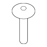 17117536972 - HVAC: Condenser Screw for BMW: 325i, 325xi, 328i, 328i xDrive, 328xi, 330i, 330xi, 335d, 335i, 335i xDrive, 335xi, M3, X3, Z4 Image