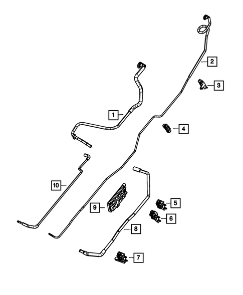 Fuel Lines for 2014 Ram 2500 #0
