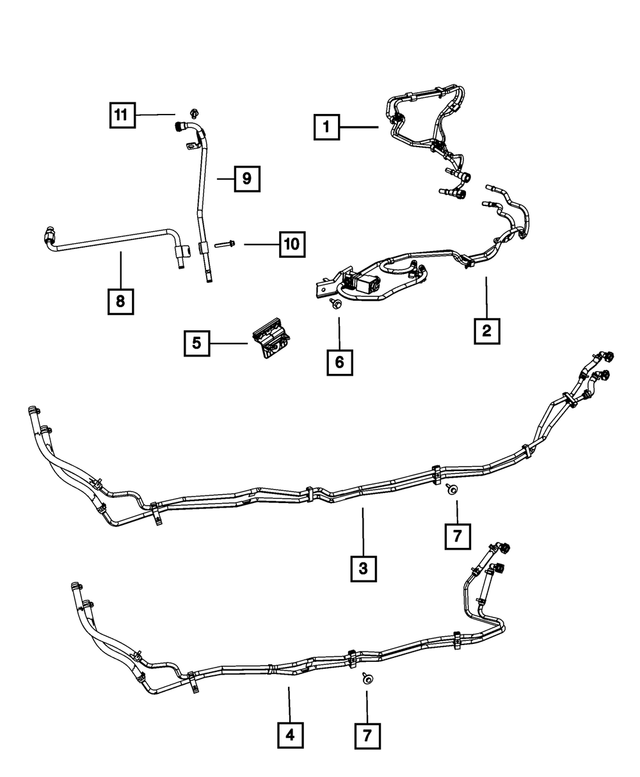 68086393AA - : Water Inlet Tube for Mopar Image