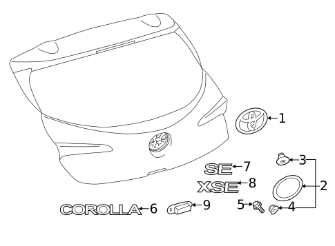 Condenser, Compressor & Lines for 2022 Toyota Corolla #4