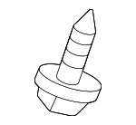 9016750063 - Body: Spoiler Screw for Scion: iM, tC | Toyota: 4Runner, Avalon, bZ4X, C-HR, Camry, Corolla, Corolla Cross, Corolla iM, Crown, Crown Signia, GR Corolla, Grand Highlander, Highlander, Land Cruiser, Mirai, Prius, Prius AWD-e, Prius C, Prius Prime, Prius V, RAV4, RAV4 Prime, Sequoia, Sienna, Tacoma, Tundra, Venza Image