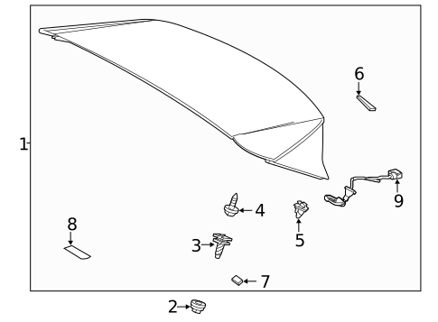 Spoiler for 2023 Toyota Venza #0