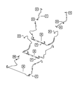 6504514 - Steering: Hose Clamp for Chrysler: PT Cruiser | Dodge: Challenger, Charger, Durango, Journey | Jeep: Gladiator, Wrangler | Ram: 1500 Image