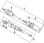 4410151G11 - Suspension: Axle Assembly for Suzuki Image