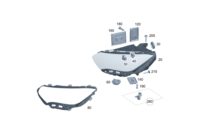 2959062100 - Electr. System: Lamp Unit for Mercedes-Benz Image image