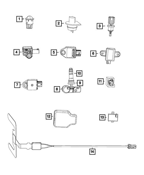 Sensors for 2014 Dodge Journey #0