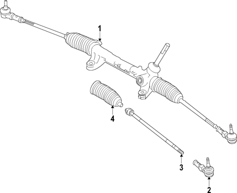 Steering Gear & Linkage for 2019 Smart EQ fortwo #1