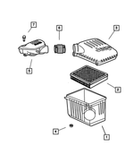 5013462AB - Fuel: Air Cleaner Body for Mopar Image