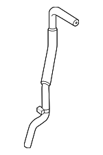 LC3Z8075G - Belts &amp; Cooling: Engine Coolant Overflow Hose for Ford Image