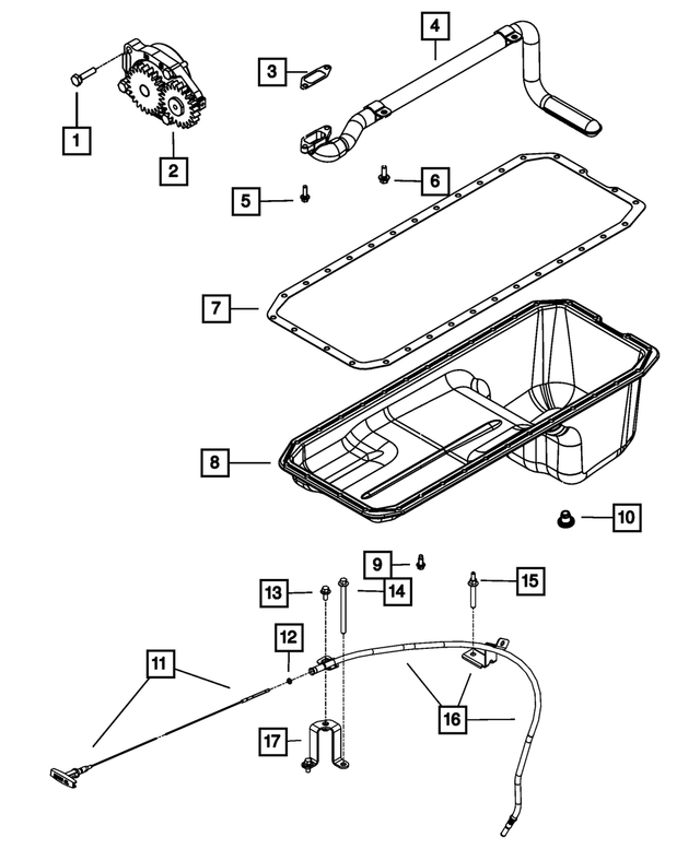 4429460 - Engine 6.7L Cummins (Diesel): Hex Flange Head Bolt, Mounting for Mopar Image
