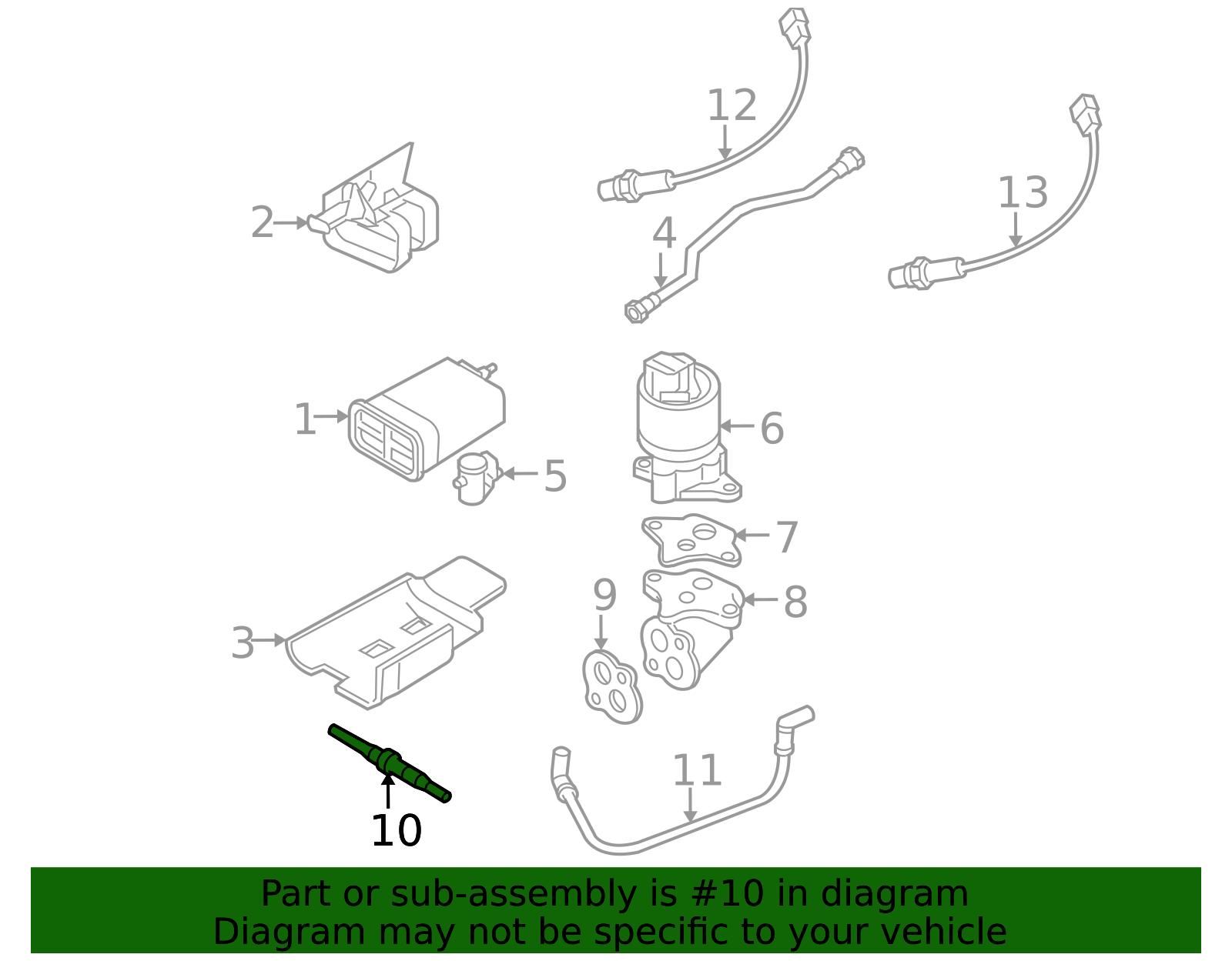 A ABSOPRO PCV Valve Gasket Exhaust Positive Crankshaft