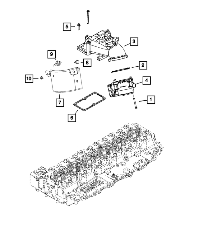 « 68011580AA – Fuel and Accelerator Pedal : Boulon, Montage pour Mopar Image »