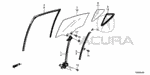 93600040080A - Body/Air Conditioning: SCREW, FLAT (4X8) for Acura Image