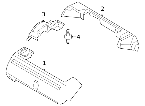 Engine Appearance Cover for 2009 Volvo S80 #0