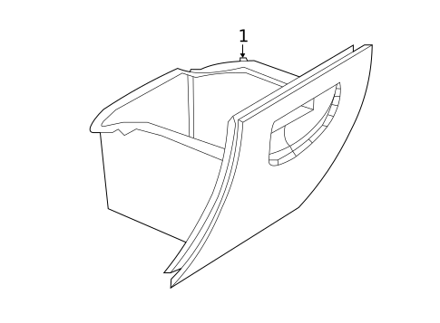 Glove Box for 2023 Jeep Gladiator #0