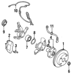 B26Y3325XA - : Rotor for Mazda: 323, Protege Image