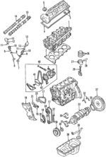 1110065G03 - Engine: Cylinder Head for Suzuki Image