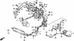 53720SM4A07 - Chassis: PIPE, RETURN (10MM) (LH) for Honda Image