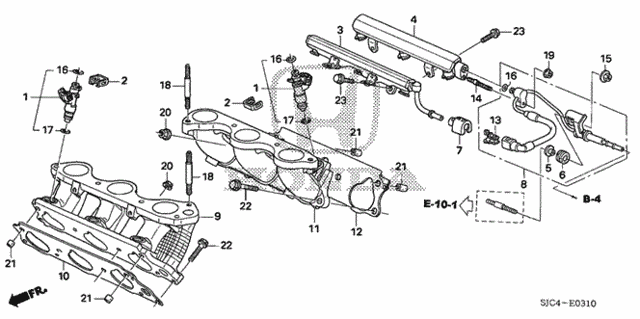 Fuel Injector (1) for 2007 Honda Ridgeline #0