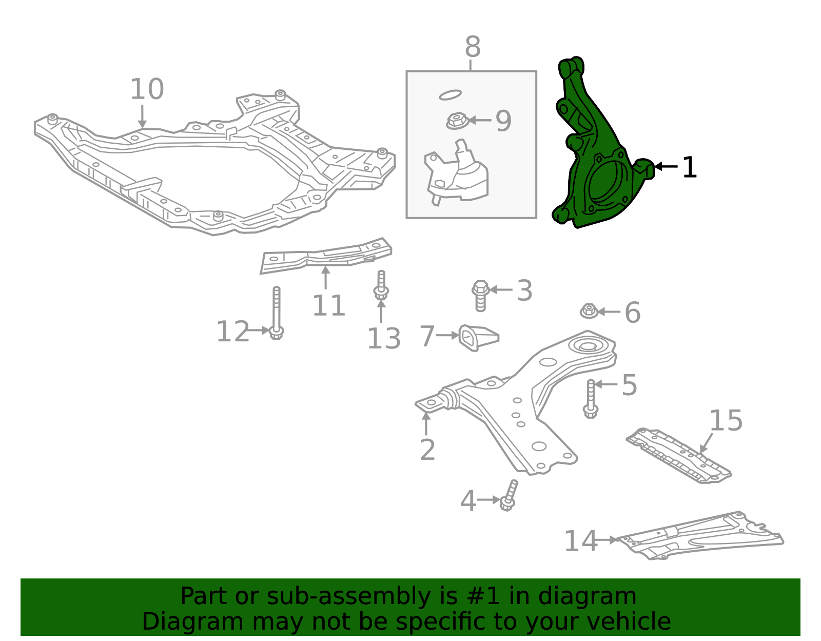 43212-06260 - Steering Knuckle 2018-2025 Toyota | Longo Toyota Parts