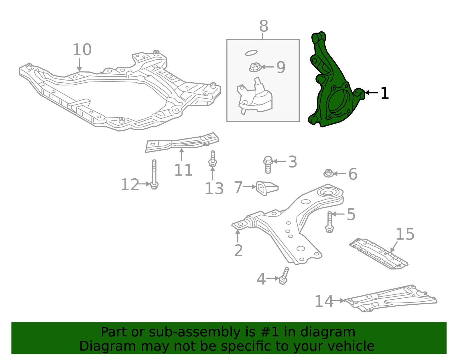 43212-06260 - Steering Knuckle 2018-2025 Toyota | Longo