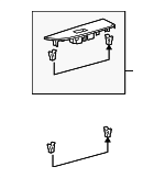 7427048130 - Body: Switch Bezel for Lexus: RX330, RX350, RX400h Image
