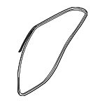 831301M000 - Body: Door Weather-strip for Kia: Forte Image