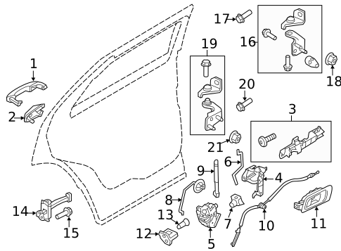 Rear Door for 2012 Ford Explorer #1