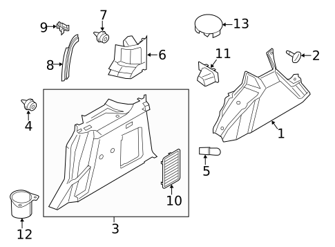 Interior Trim - Side Panel for 2019 Ford Transit Connect #2