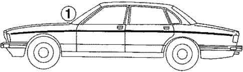 Stripe Tape for 1993 Jaguar Vanden Plas #0