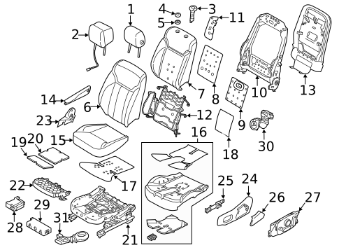 Power Seats for 2023 Land Rover Discovery #2