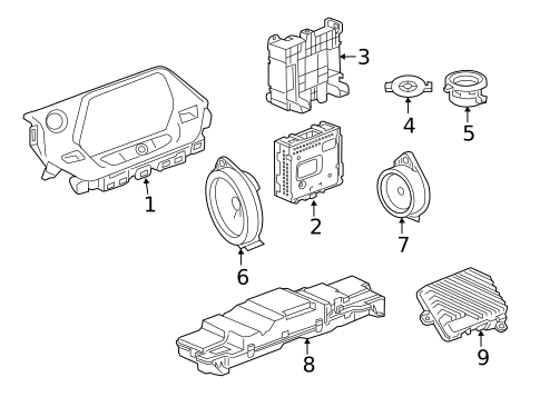 Sound System for 2024 Chevrolet Blazer #0