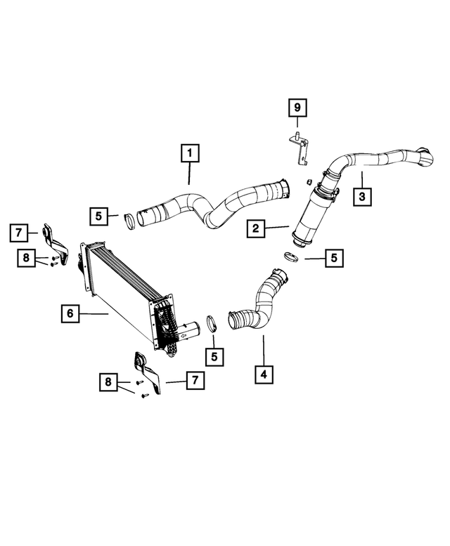 6511097AA - Cooling: Clamp for Mopar Image