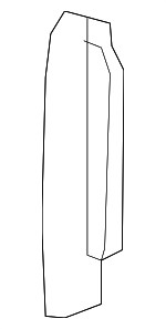 60463STXA01ZZ - Body: Stay for Acura: MDX Image