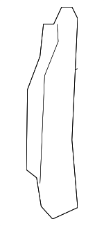 60413STXA01ZZ - Body: Stay for Acura: MDX Image