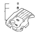 292403E600 - : Engine Cover for Hyundai Image
