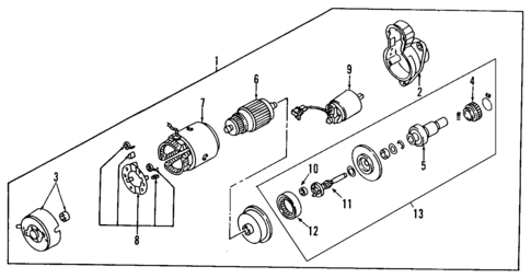 Starter for 2006 INFINITI FX35 #0