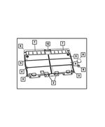 5ST51XDVAA - Interior Trim: Load Floor Door Assembly, Right for Mopar Image