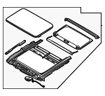 81600R6020NNB - : Sunroof Assembly for Hyundai: Santa Fe Image