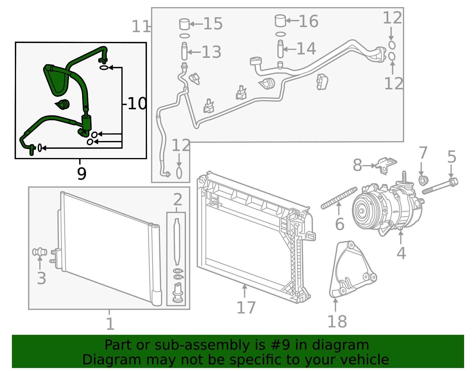 ACDelco 15-34485 - A/C Hose Assembly (Compressor To