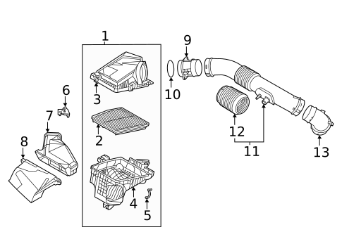 Air Intake for 2023 Hyundai Santa Fe #0