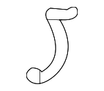 281743J000 - Engine: Lower Housing Clamp for Genesis: G70 | Hyundai: Accent, Elantra, Elantra GT, Kona N, Santa Fe, Santa Fe Sport, Santa Fe XL, Sonata, Tucson, Veloster, Veloster N, Veracruz Image