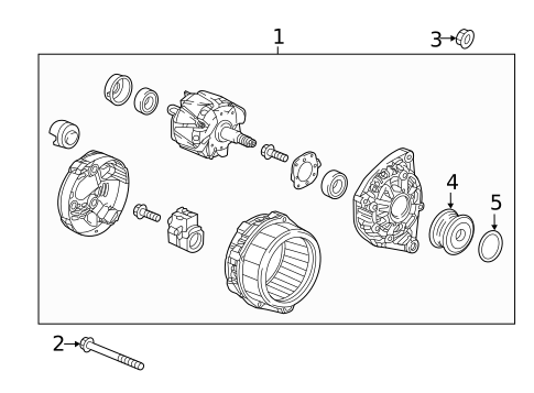 Alternator/Generator & Related Components for 2017 Honda CR-V #0